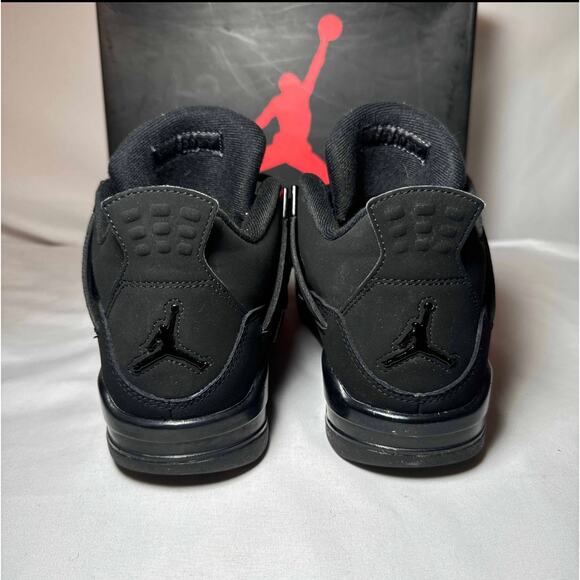 Size 7 - Nike Air Jordan 4 Retro GS Black Cat 2020 Men's Shoes - Picture 5 of 10
